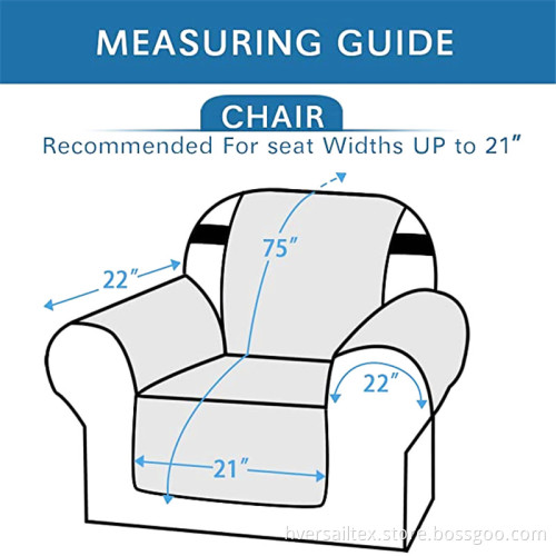 Reversible Chair Covers Furniture Anti-Slip Couch Cover